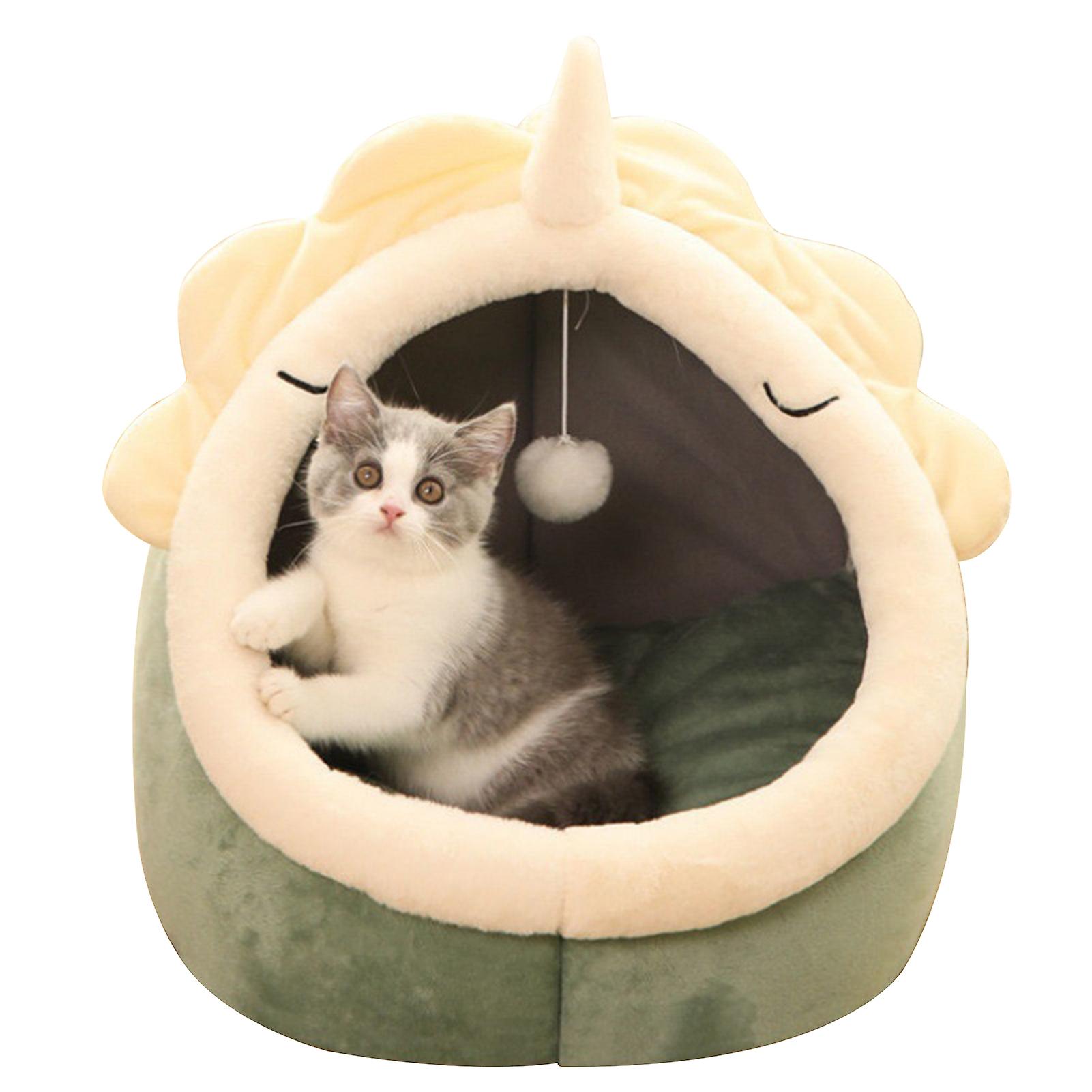 Removable And Washable Cat Semi-enclosed Nest Mat Cat Dog Basket