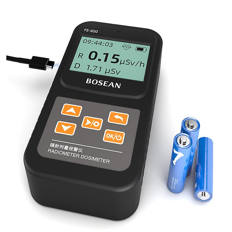 Fs-600 Nuclear Radiation Detector Electromagnetic Ionization Marble Radioactive Radiation Test Geiger Counter