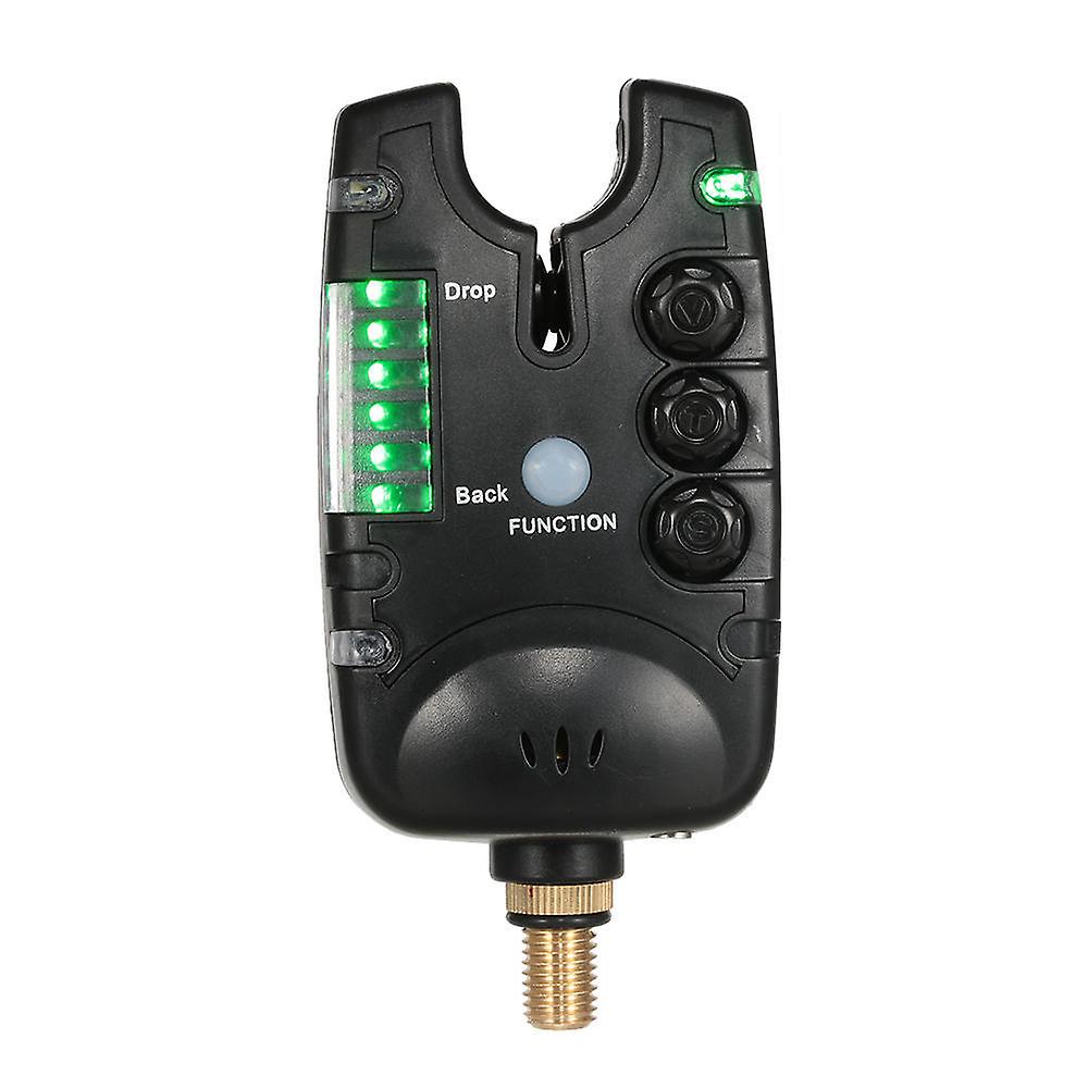 Lixada 6 LEDs Water Resistant Adjustable Tone Volume Sensitivity Sound Alert Fishing Bite Alarm