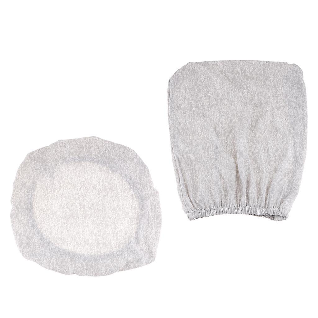Removable Stretchable Soft Slipcover Office Computer Chair Covers Grey