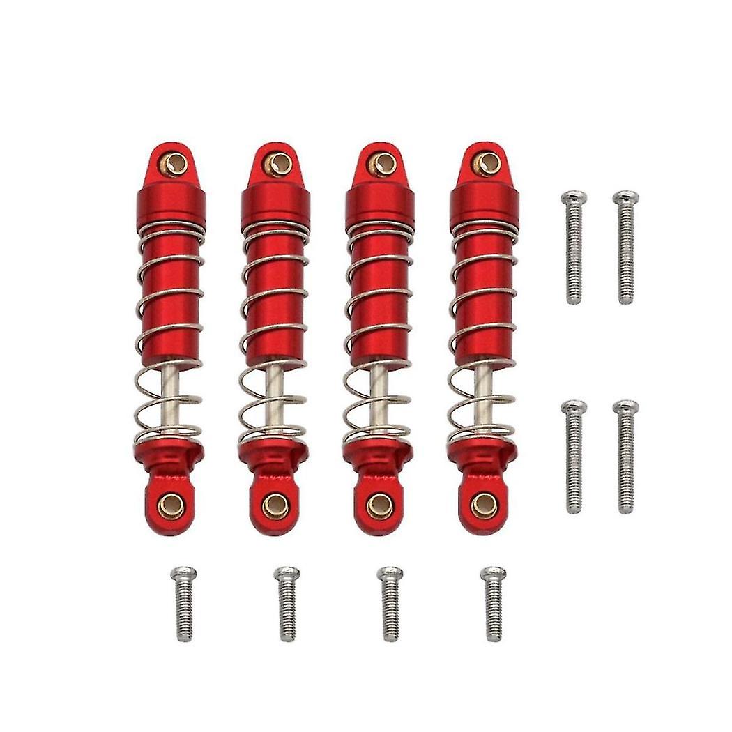 Aluminum Alloy Suitable For 1/18 Rc Tracked Trx4m -4m Simulation Climbing Model Car, Red