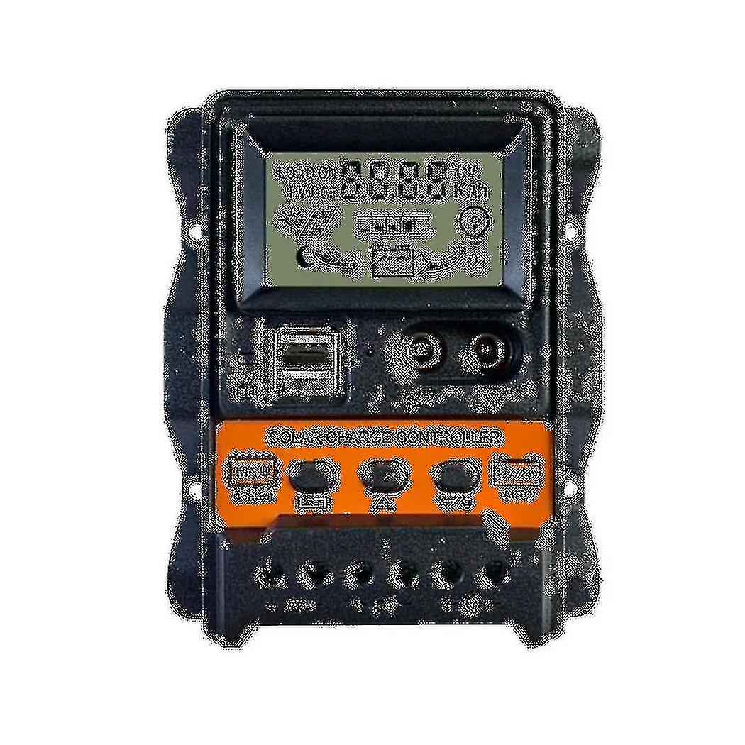 10a Solar Charge Controller 12v24v Solar Panel Battery Controller Regulator Auto 2 Usb Lcd Display