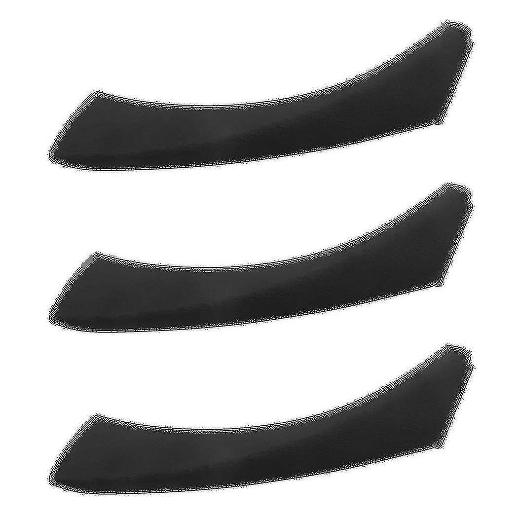 3x Right Side Inner Door Panel Handle Pull Outer Trim Cover For 3-series E90 E91 E92 E93 Black