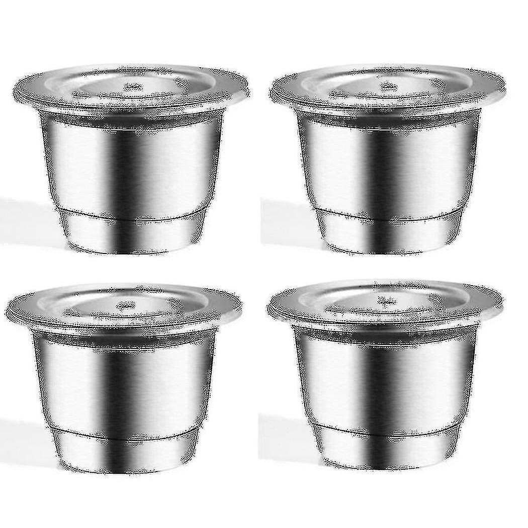 Espresso Refillable Capsules, Stainless Steel Reusable Capsules