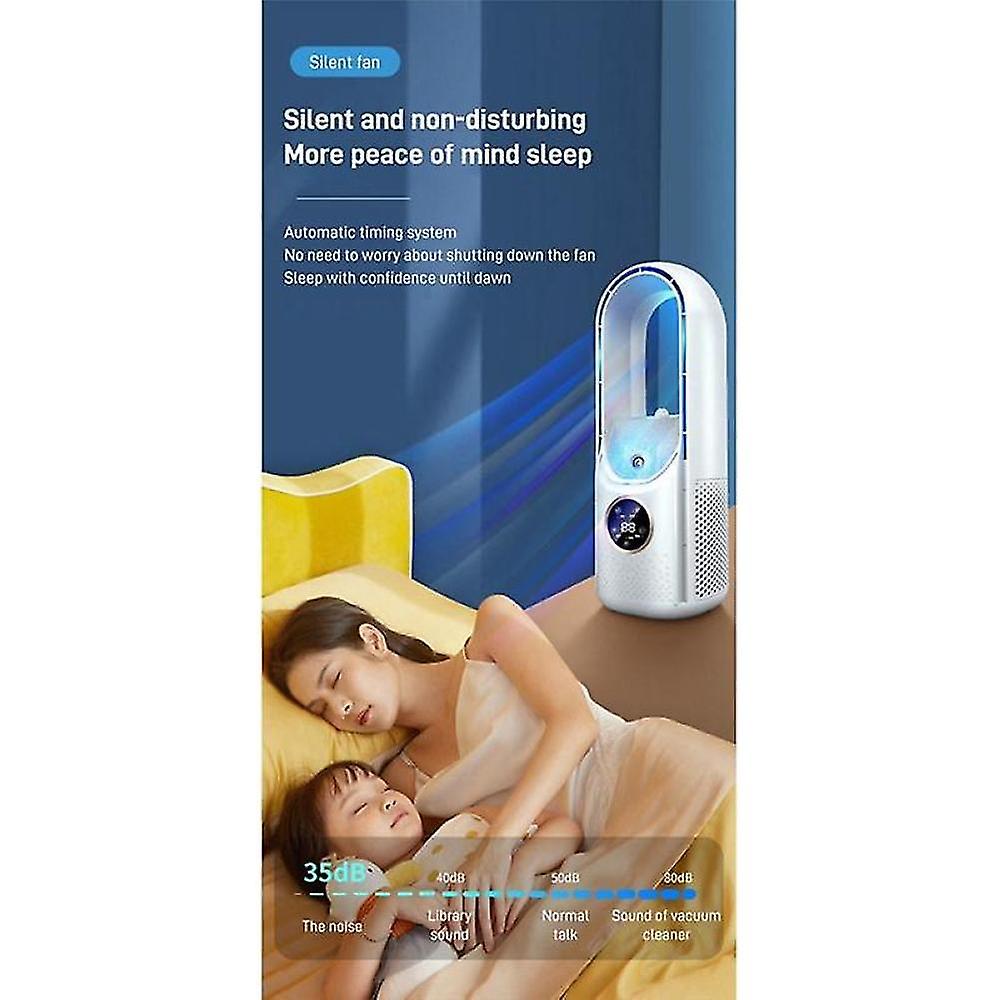 Portable Air Cooler Leafless Electric Fan A