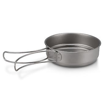 Ultralight Titanium Cookset Outdoor Camping Cookware Set