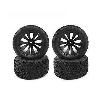 4 Stück 90mm große Gummireifen Reifenrad für 144001 144010 124019 1242...
