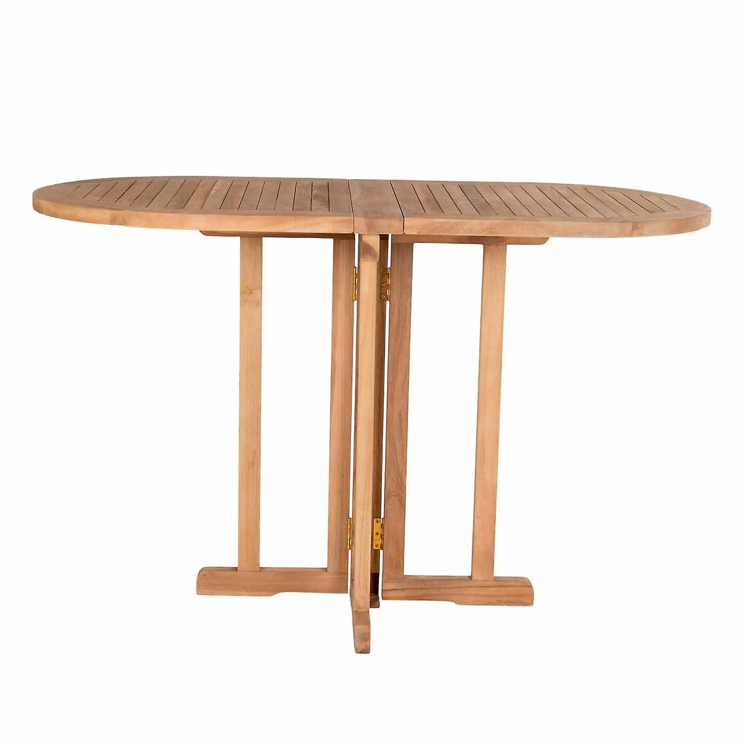 Teak garden table HUELVA 120 cm