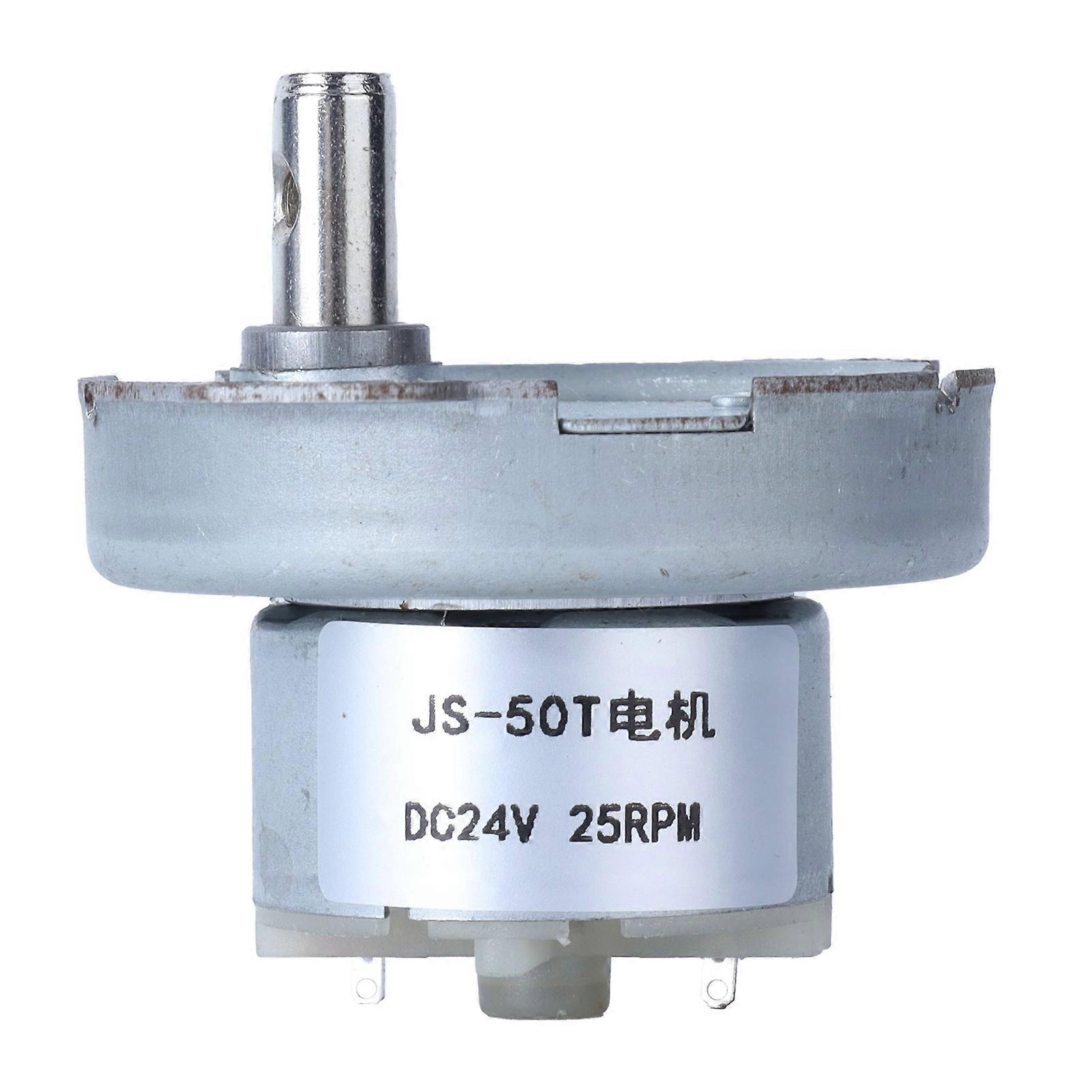 Mini Motor Speed Reduction DC24V Micro Machinery Accessories 25RPM 4W JS?50T