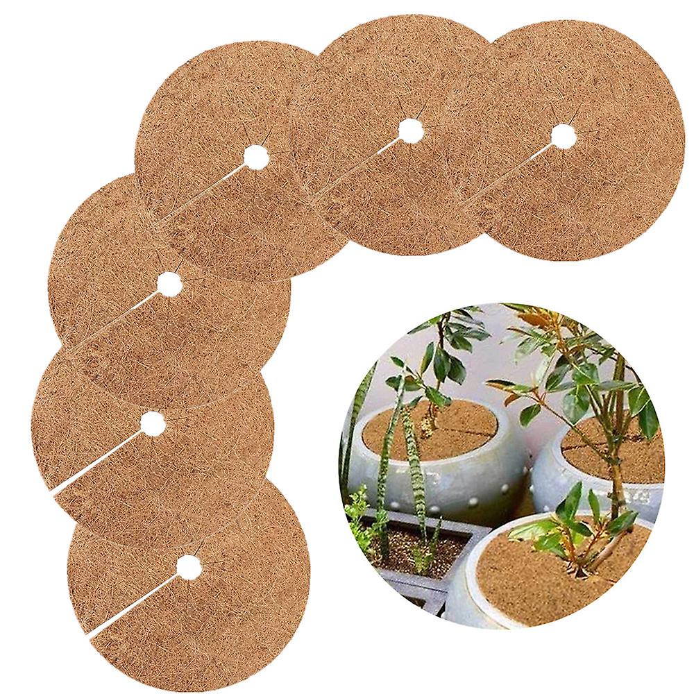 Coconut Mulch Mat Plants Protector Mat  Cover 20cm 6 pcs