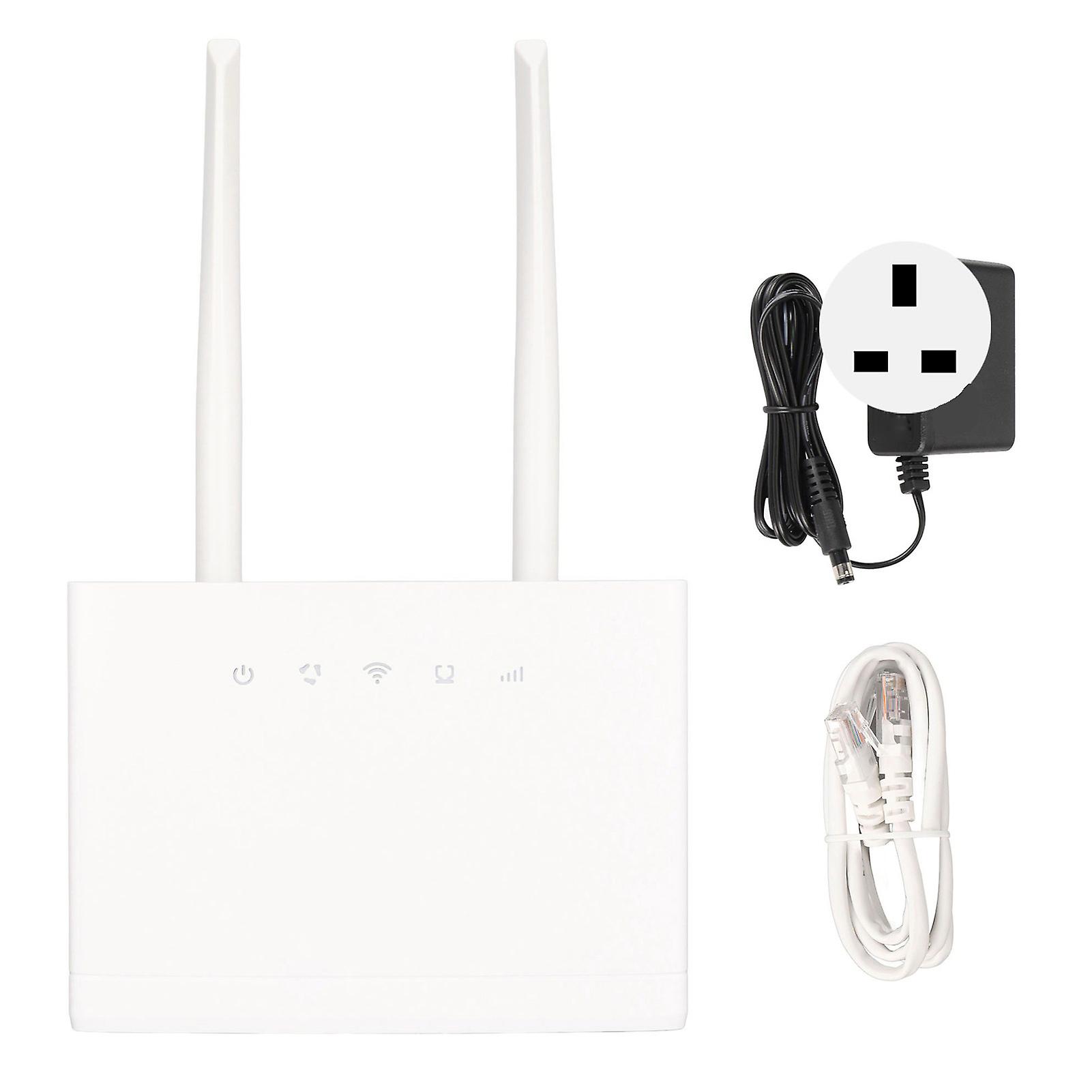 R311 Pro 4G LTE CPE WiFi Router 300Mbps for 32 Users with SIM Slot and 2 Antennas