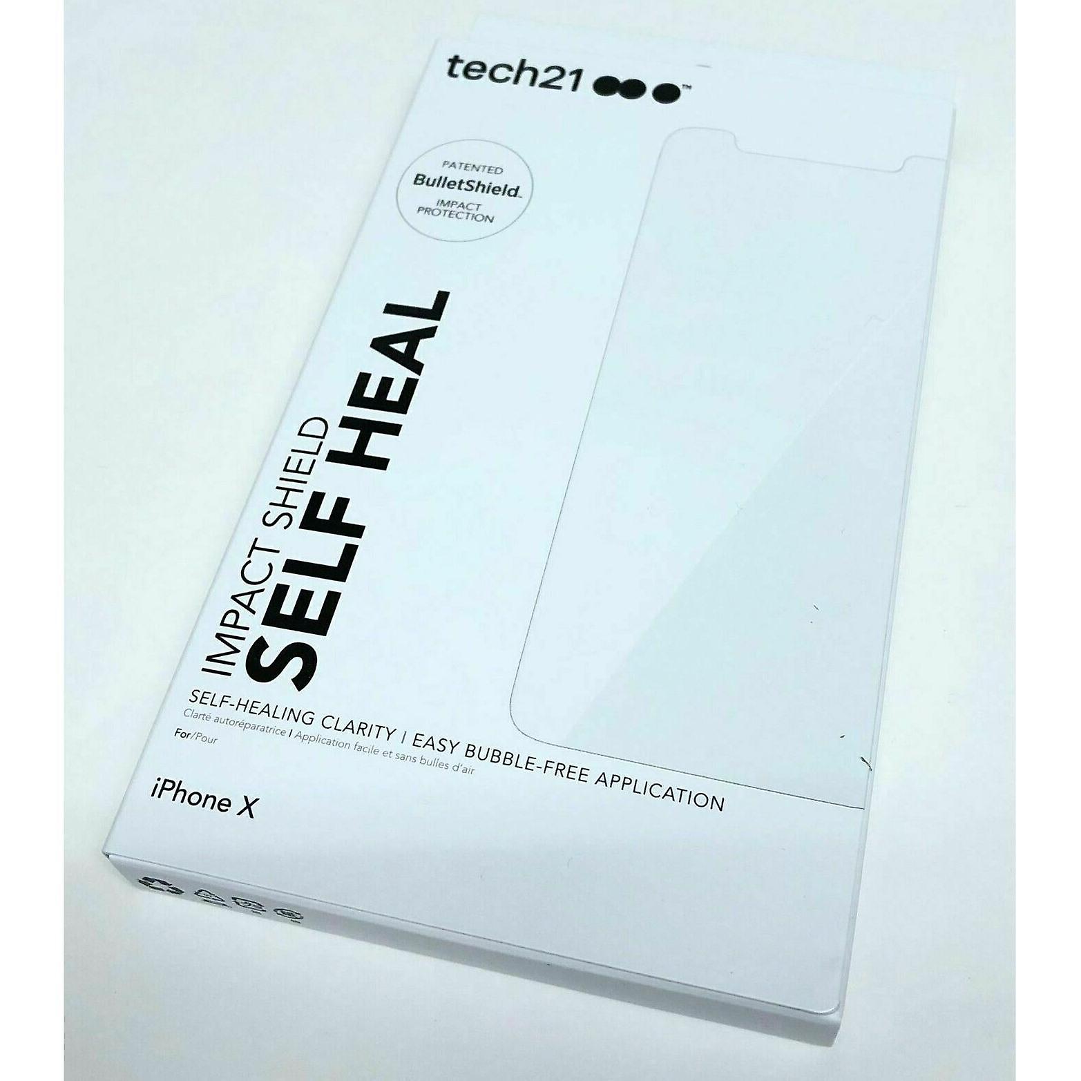 Tech21 Impact Easy Fit Shield Selfheal Screen Protector For Iphone X/xs/7/8/plus