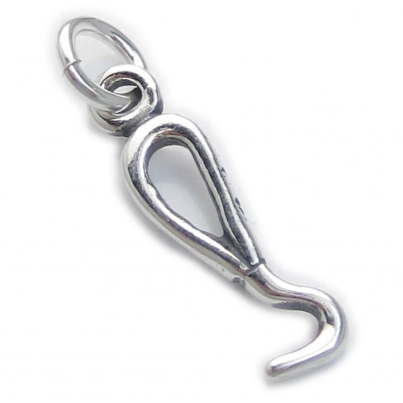 Horses Hoof Pick Sterling Silver Charm .925 X 1 Horse Hooves Picks