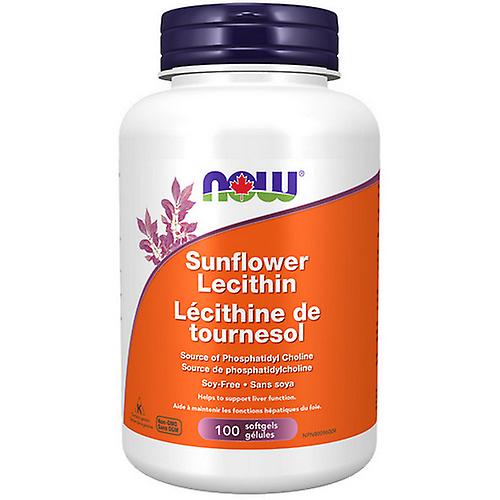 Sunflower Lecithin,1200mg,100 Softgels by Now (Pack of 2)