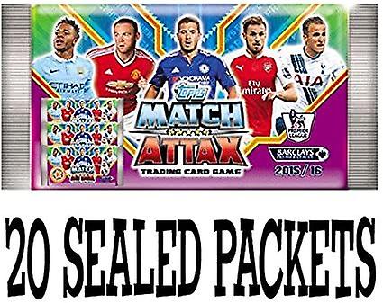 Topps Match Attax 2015 2016 Boosters - 20 PACKETS