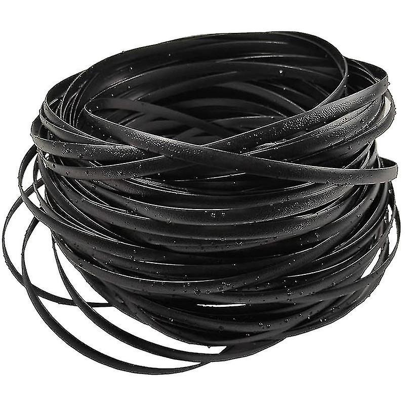 ראטן ארוג, חומר תיקון נצרים מפלסטיק לכיסא גן שולחן שחור פטיו רהיטים סל האן