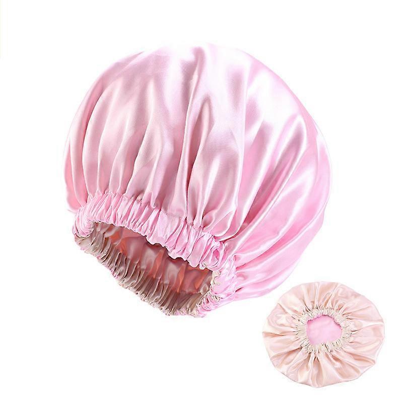 2 Pieces Satin Sleeping Cap, Double Layer Sleeping Cap