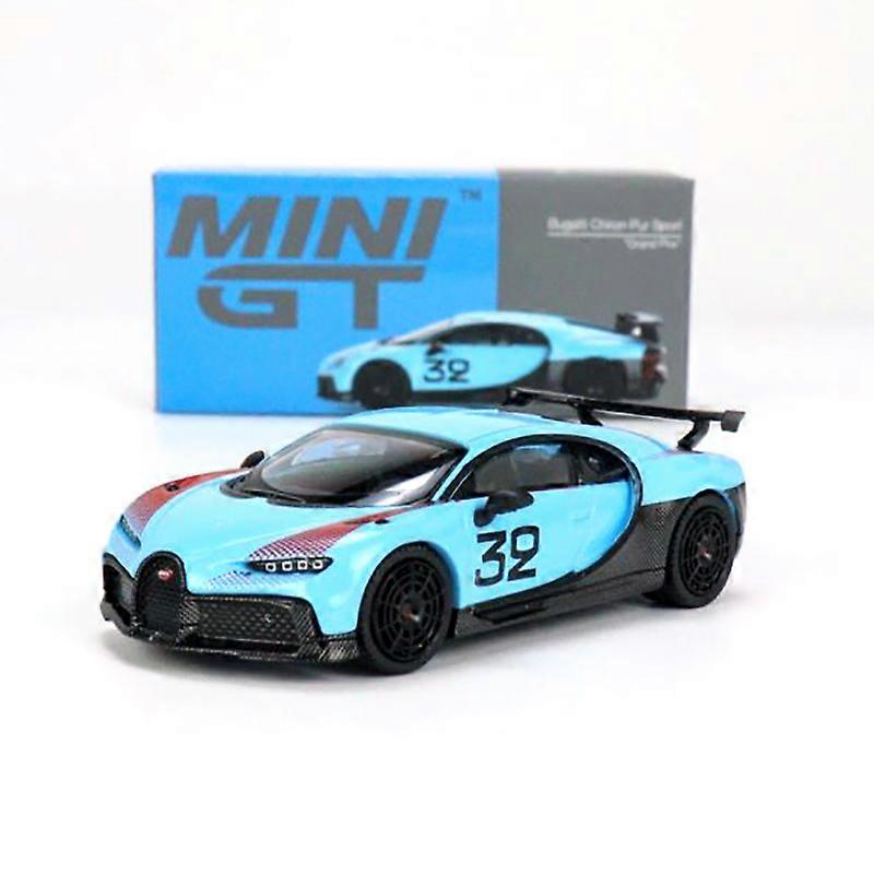 MINI GT 1:64 日産 スカイライン GT-R (R34) Vスペック II デジタル迷彩 パープル 5周年記念モデル 右ハンドル MGT00446-R レーシングカー