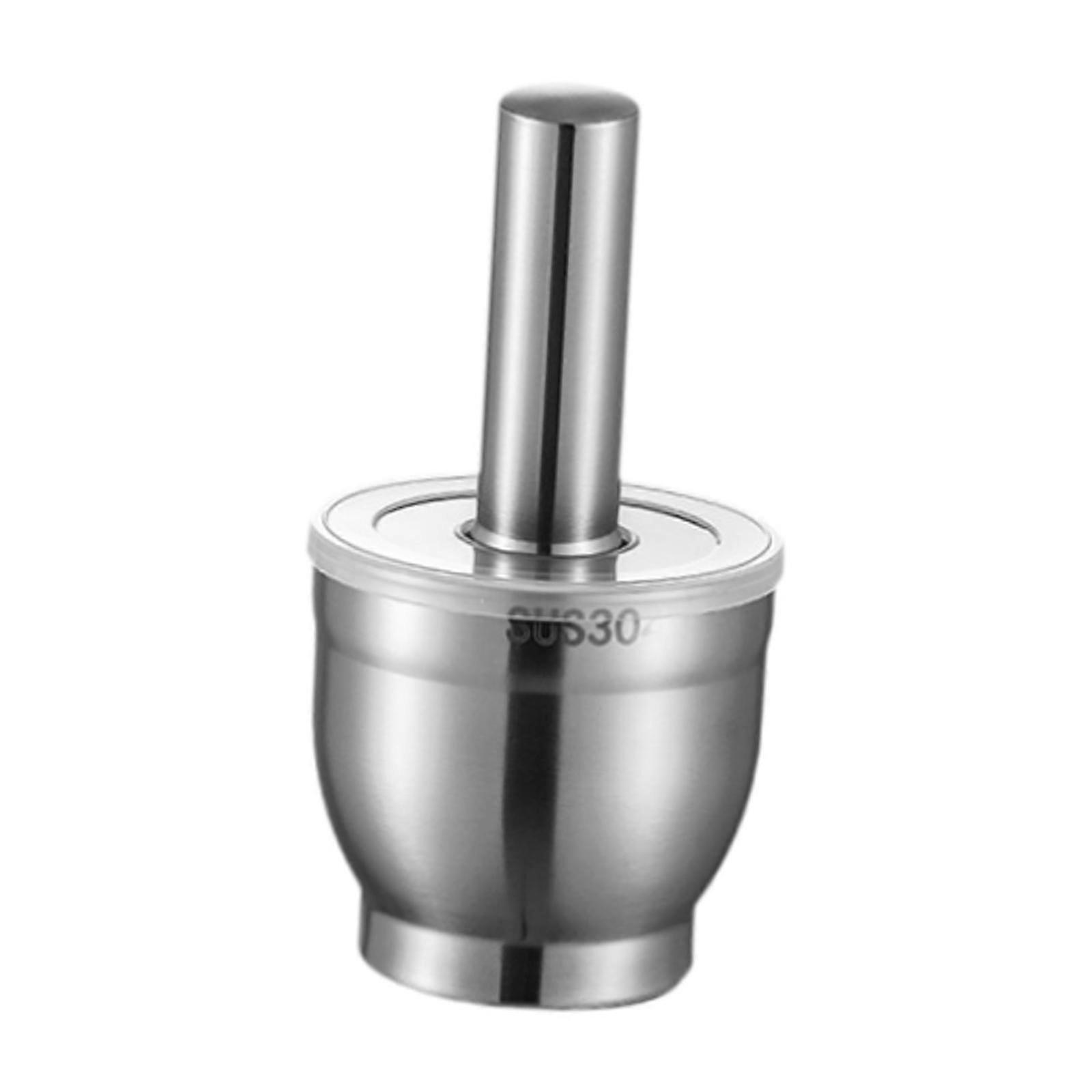 Mortar and Pestle Set Easy to Clean Garlic Crusher for Hot Sauce Nuts Ginger 10x10cm