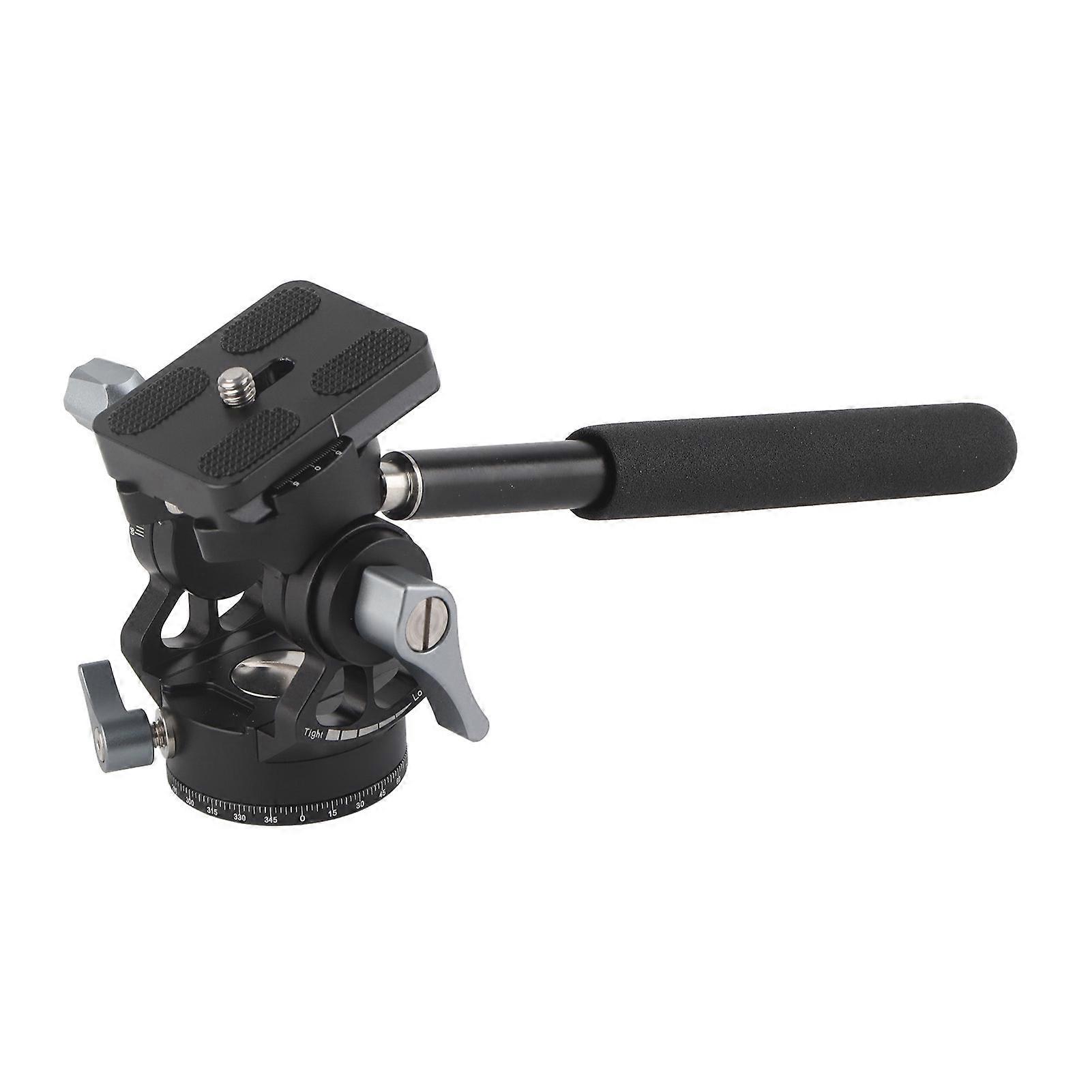 DT 03S SLR Camera Handle Hydraulic Tripod Head Aluminum Alloy Level Video Head Portable Damping Panoramic Photography Base 
