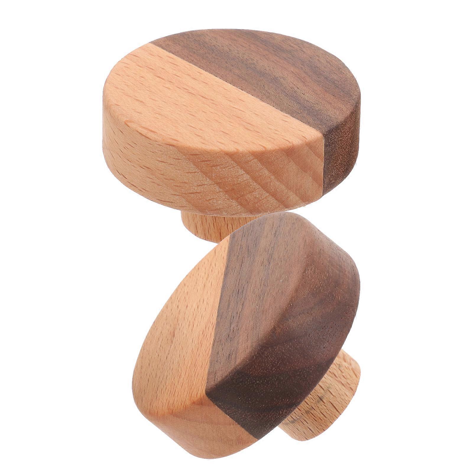 2pcs Drawer Knobs Cabinet Pulls Furniture Handles Wood Knobs Dresser Door Knobs