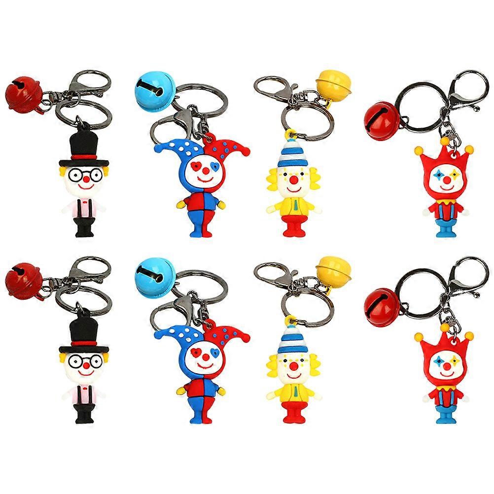 8 Pcs Cartoon Backpacks Backpack Charms Cartoon Backpack Charm Decorative Keychains