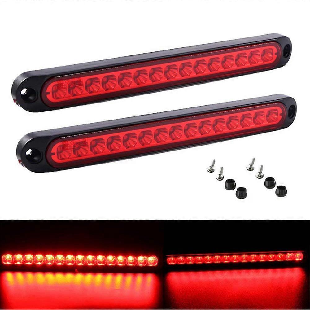 1kpl perävaunun jarruvalo 12v led-takavalo kuorma-auton takavalo punainen perävaunun pysäytysmerkkivalot korkea-asennettava pysäytysjarrun varoitusvalo