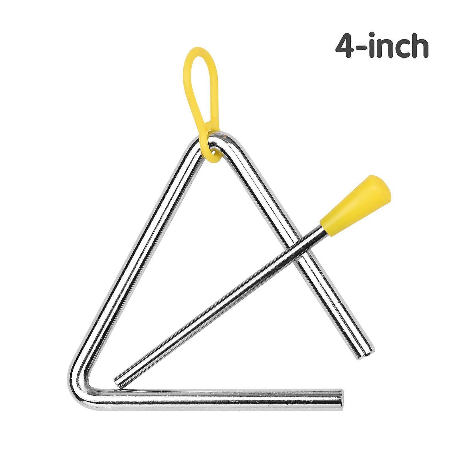 Triangle Bell Triangolo With Metal Mallet Idiophone Steel