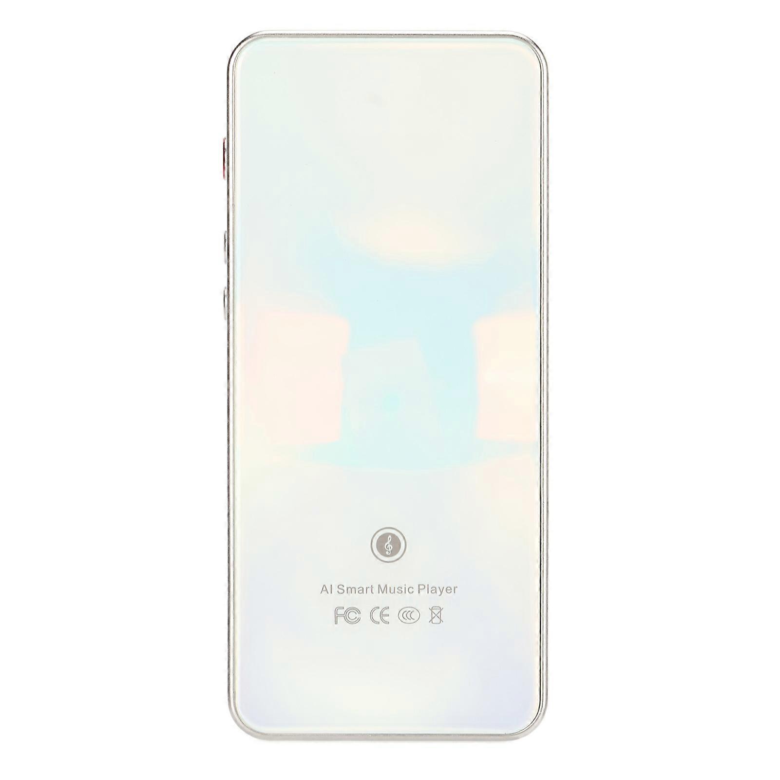 MP4 Player HD Noise Reduction HiFi Sound 4 Inch Full Touch Screen Portable Music Player with Bluetooth WiFi for Android Sky Color 64GB