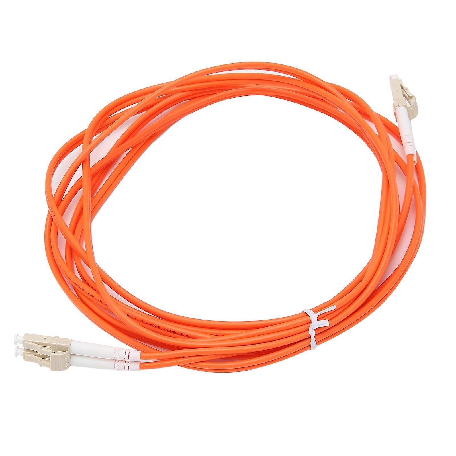 Optical Cable MultiMode DualCore LC UPC LC UPC Optic Fibre for Data Transmission.