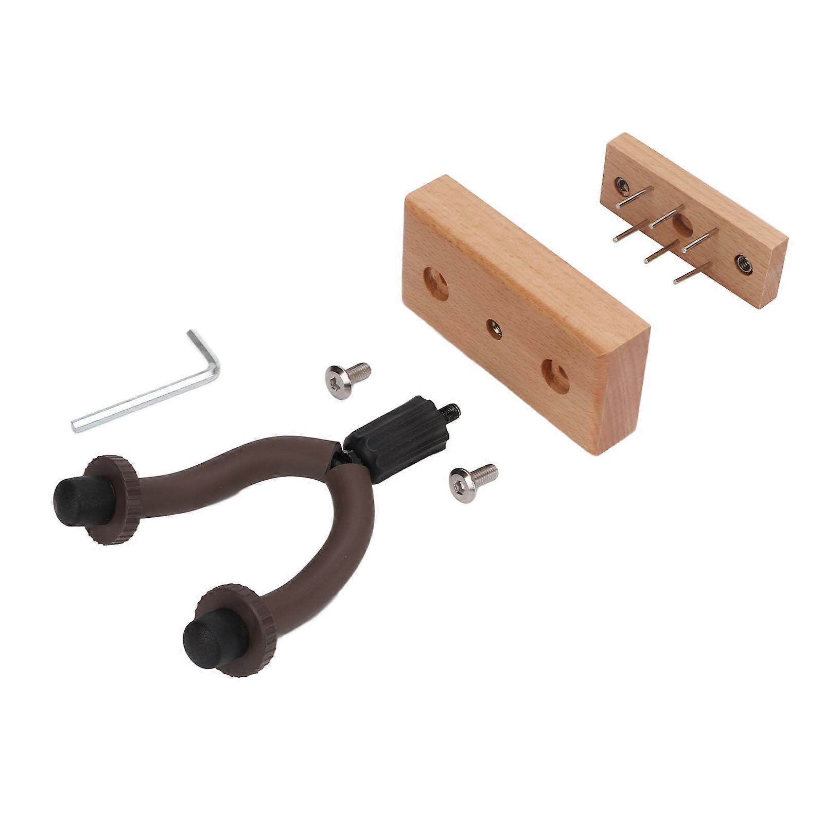 Gitarrkrok Väggmonterad Hållare Stansfri Metall Bok Universal Displayställ för Violin Ukulele