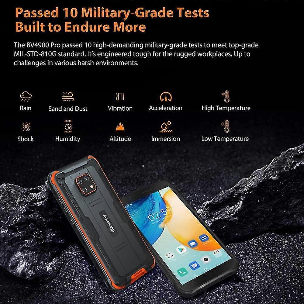 Desbloqueado Blackview BV4900 64GB Android Smartphone Celular 13MP