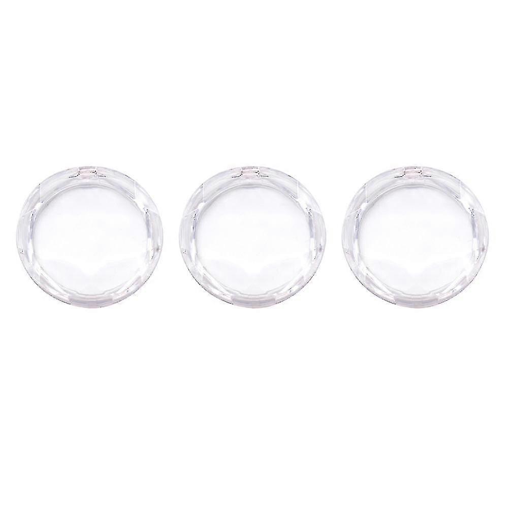 3pcs Transparent False Eyelash Storage Box Convenient
