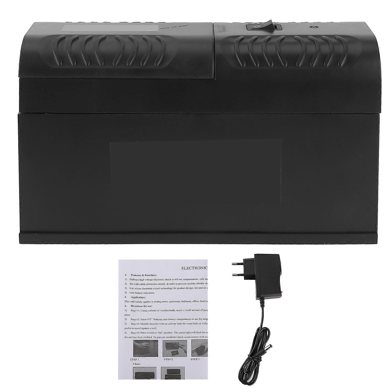 Electric Rat Killer Catcher Intelligent High Voltage Trigger Low Battery Indicator Car Universal EU Plug 110-240V YEMAA