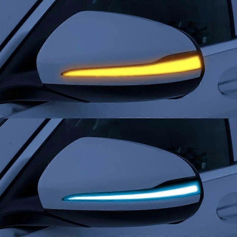 LED Sequential Dynamic Turn Signal Side Indicators For Mercedes-Benz C, E, S, V Class (W205, X253, 2015-2018)