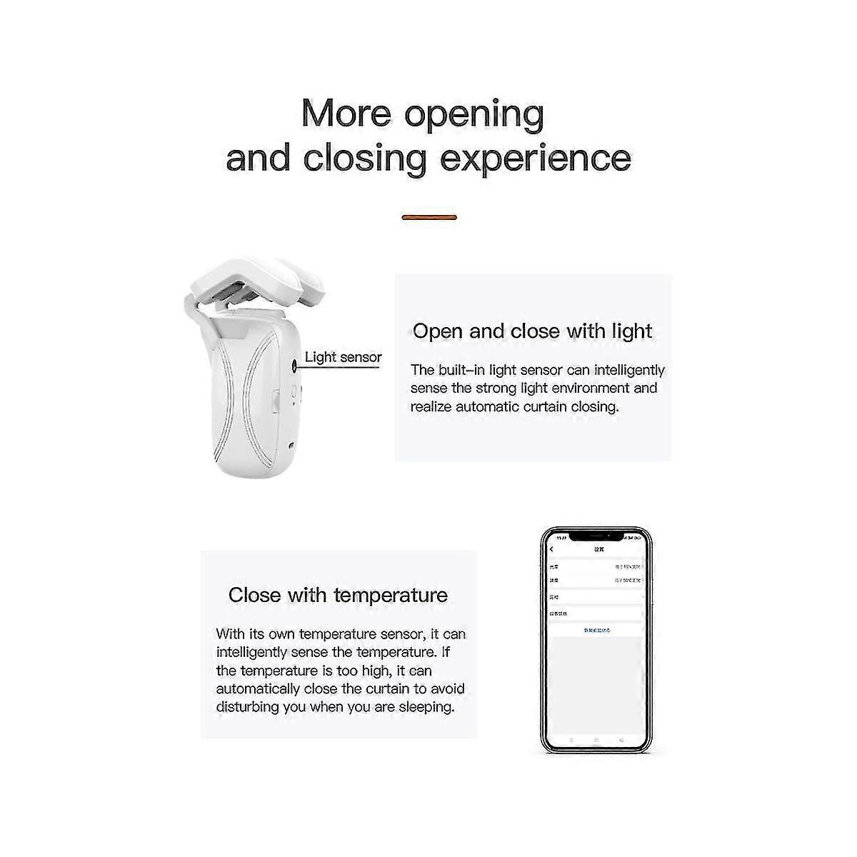 2 PZ Tuya Smart Automatico Apritende Bluetooth Roman Rod Tende Interruttore Robot Telecomando f