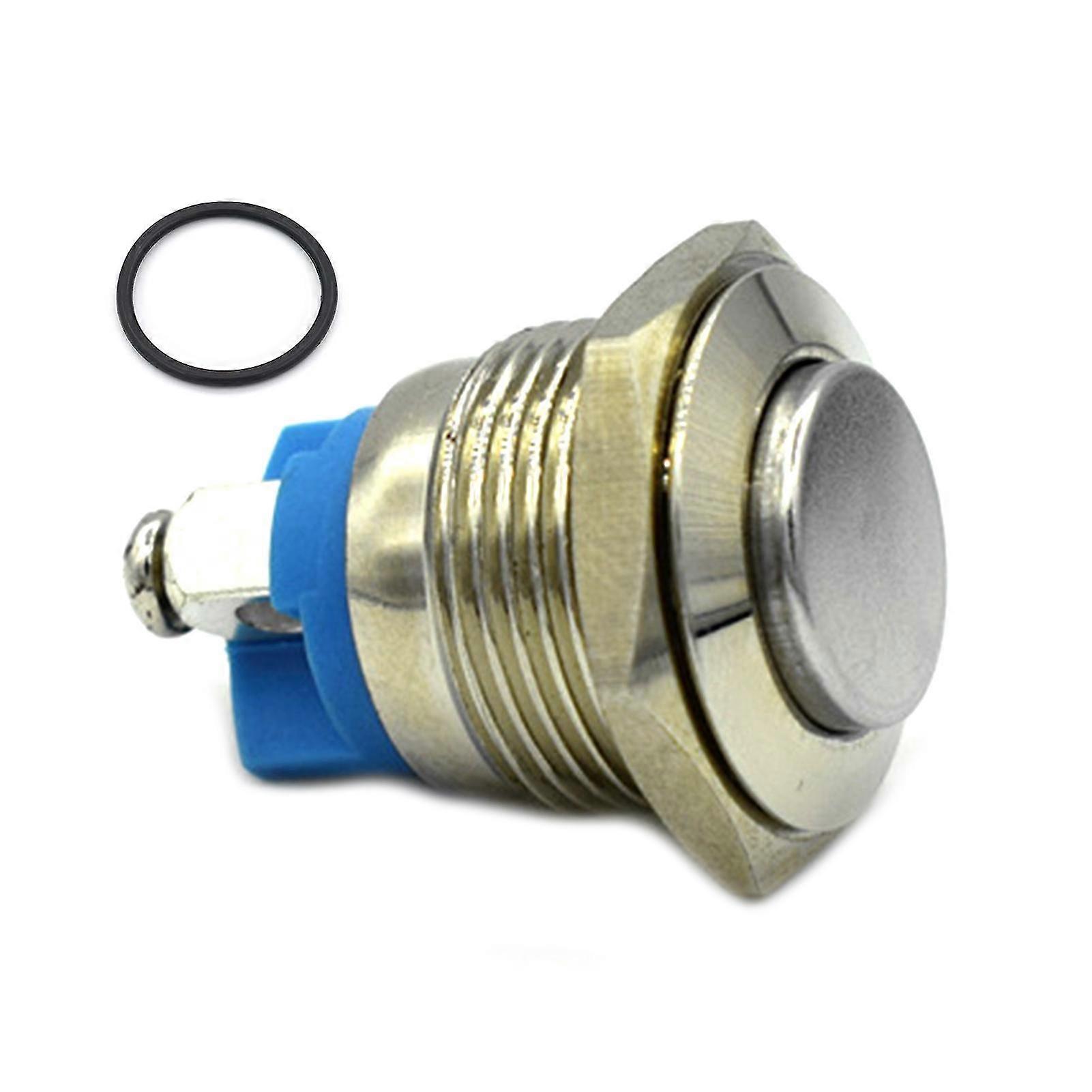 36v 16mm/19mm Waterproof Self-reset Metal Push Button Switch For Car