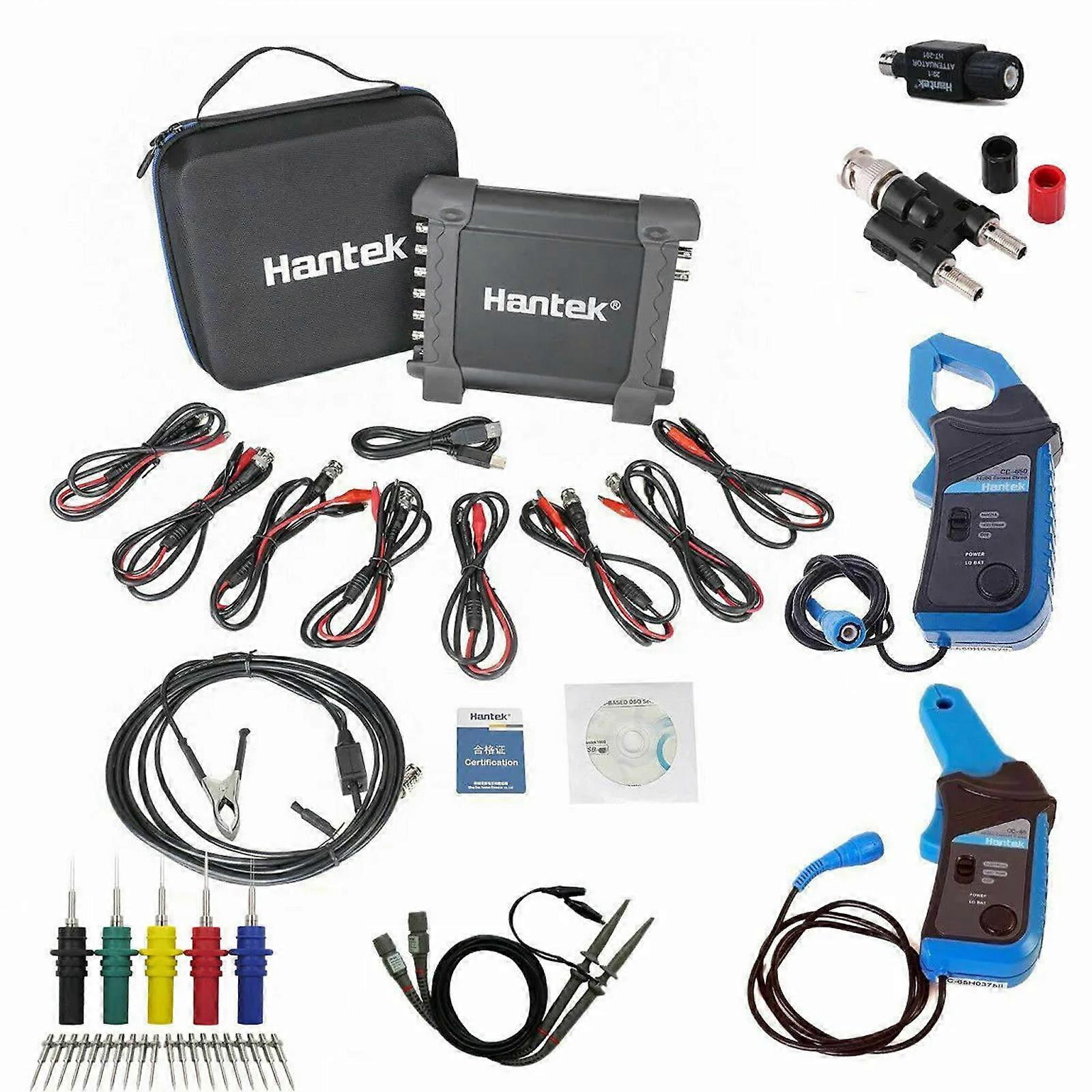 Hantek 1008C Kit Oscilloscope PC USB Automotive DAQ Program Generator Diagnostic