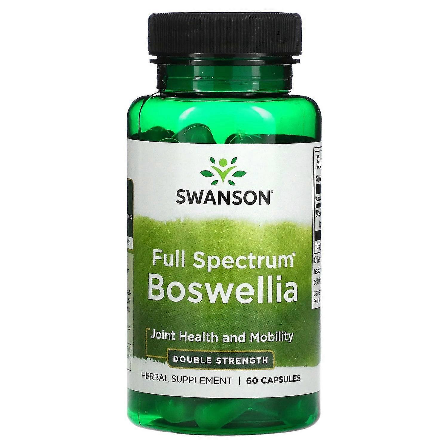 Swanson, Full Spectrum¬Æ Boswellia, Double Strength, 60 Capsules