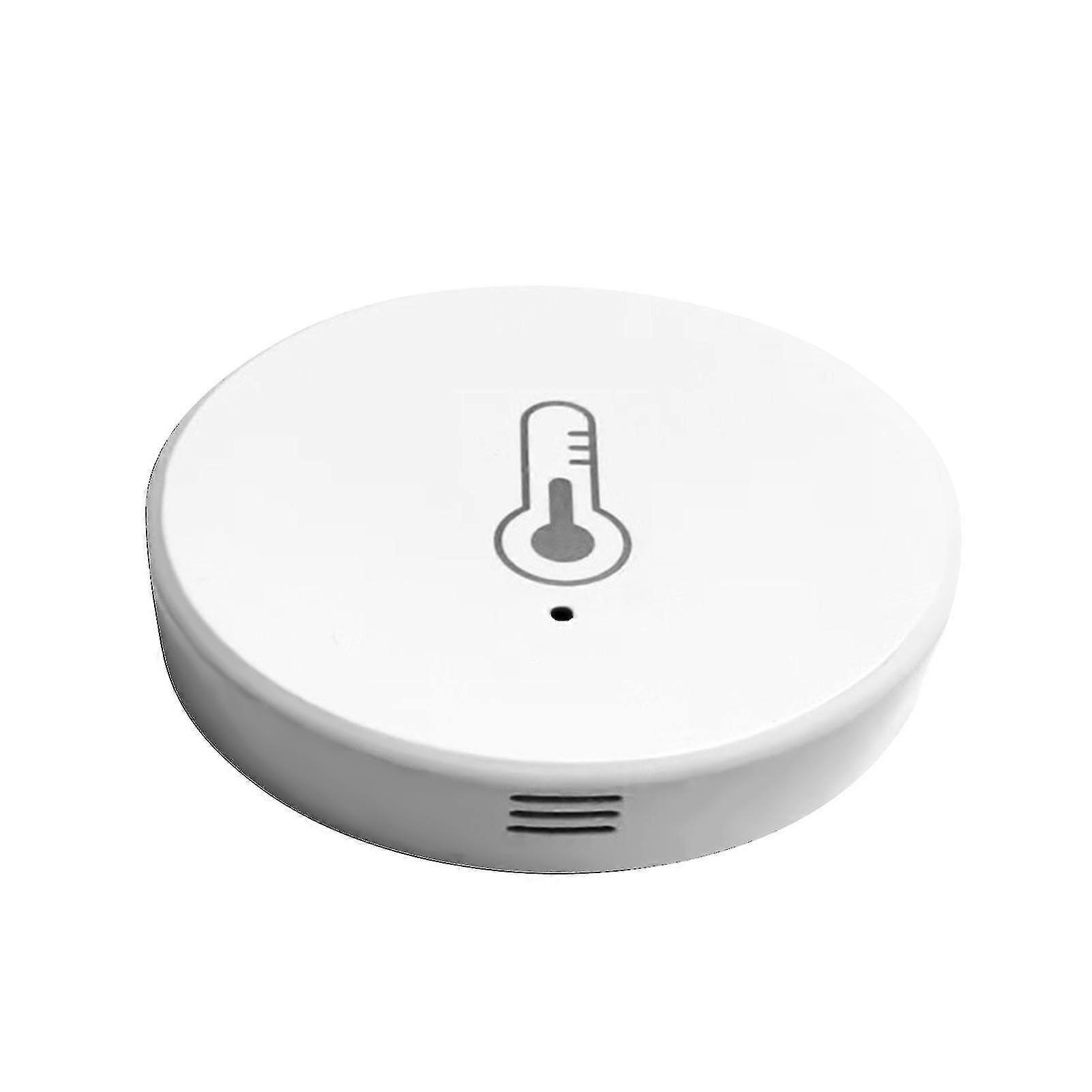 Zigbee Temperature Humidity Sensor With Alarm Function App Control Indoor Temperature Humidity Monitor Smart Temperature Meter Mini Wireless Hygromete