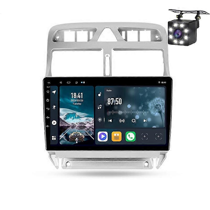 2Din Android Car Radio Multimedia Video Player ForPeugeot 307 1 2001 - 2008 Carplay GPS