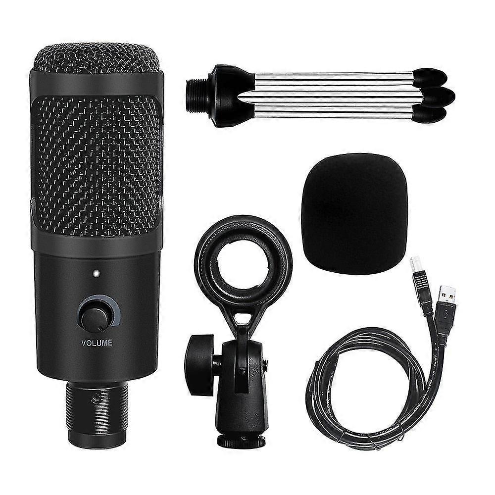 Professional usb condenser microphones for pc computer laptop singing gaming streaming recording studio youtube video microfon