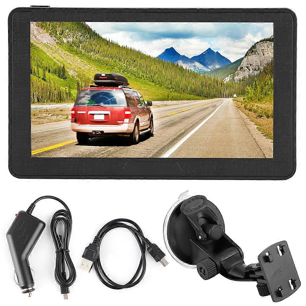 7in Portable Car Navigator 256MB 8GB HD Capacitive Screen GPS Navigation System (European Map)