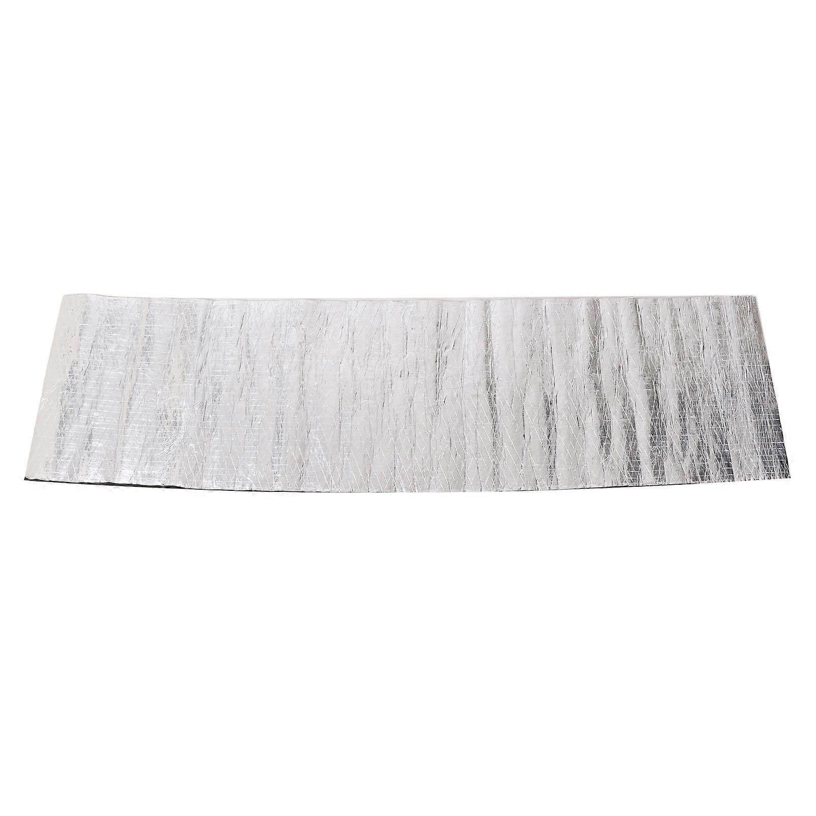 Almofada de isolamento acústico com escudo térmico de 0,2 pol., universal para capô, porta-malas de carro, 1,6 x 6,6 pés