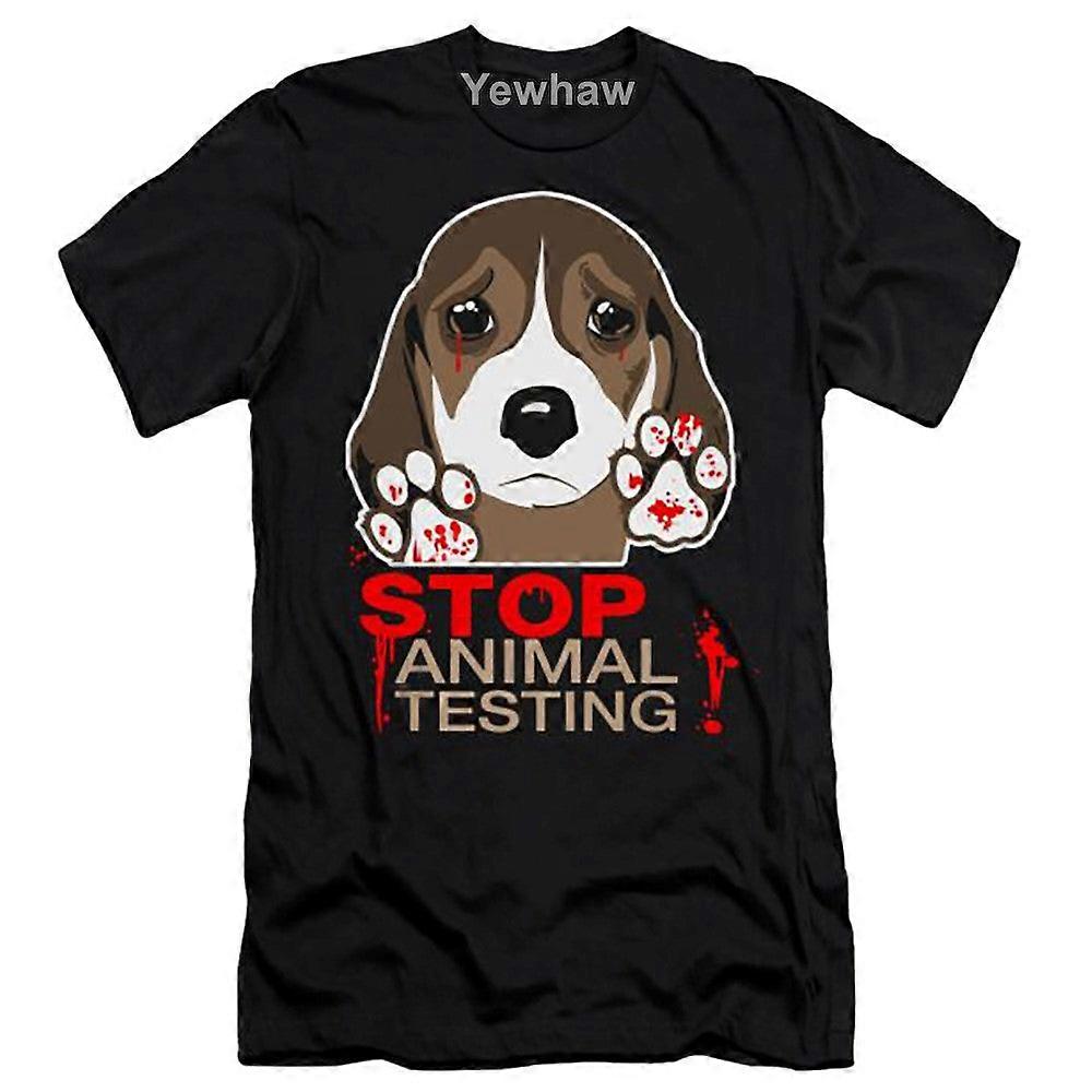 Retro tričko Stop Animal Testing & Animal Liberation