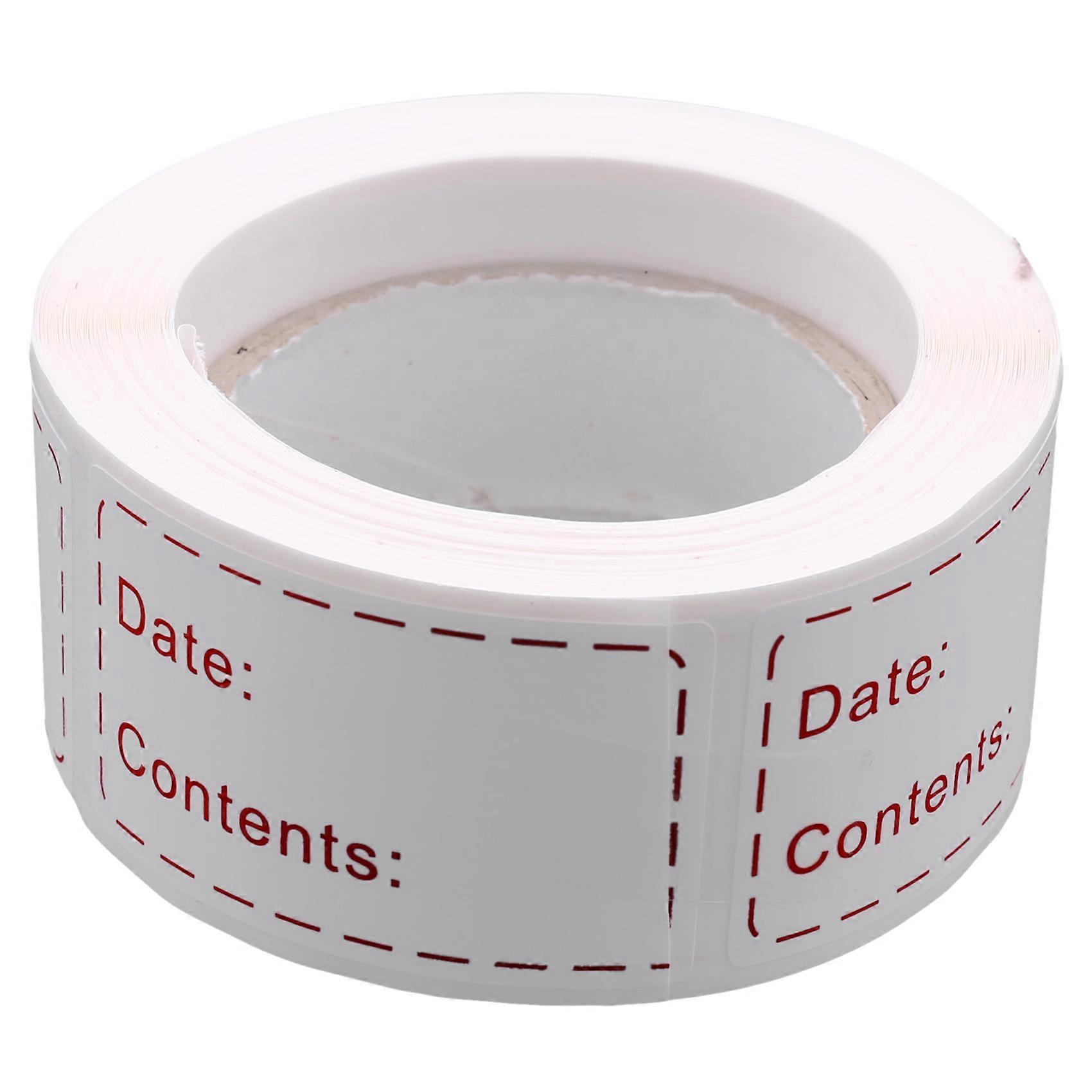 300Pcs Removable Freezer Labels 1 x 3 Inch Food Storage Stickers, Refrigerator Freezer Paper Label