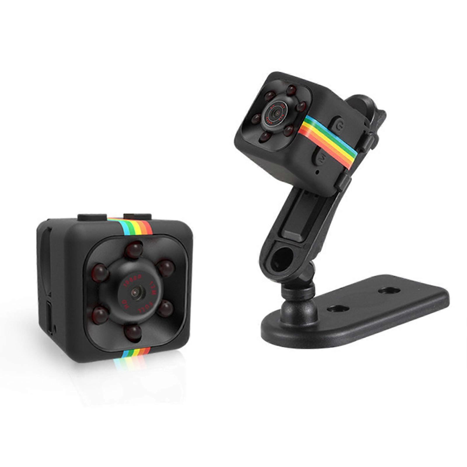 Mini SQ11 1080P HD Sports DV Camera Portable Night Vision with Motion Detection Wide Angle for Home and Office Supported 32GB(Max.) TF Card