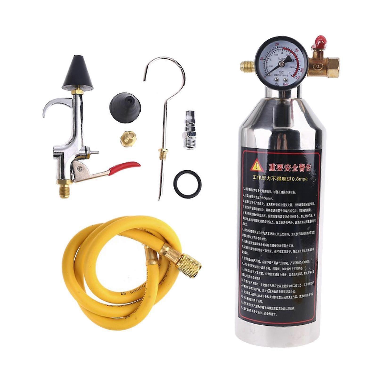 AC Flush Tool Set Solid Relief Valve for Fuel Pipe Evaporator Condenser