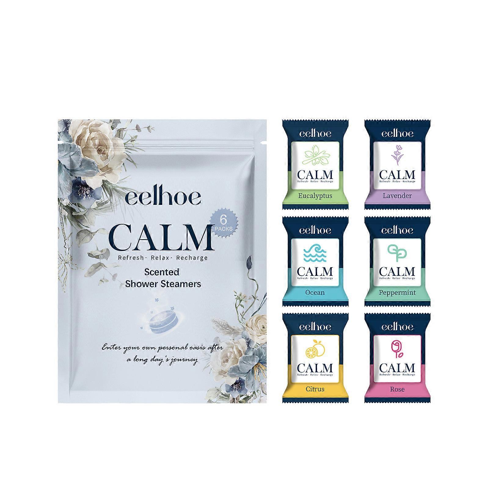 6 Pcs Fragrance Shower Tablets Deep Cleaning Fragrant Shower Tablet for SPA