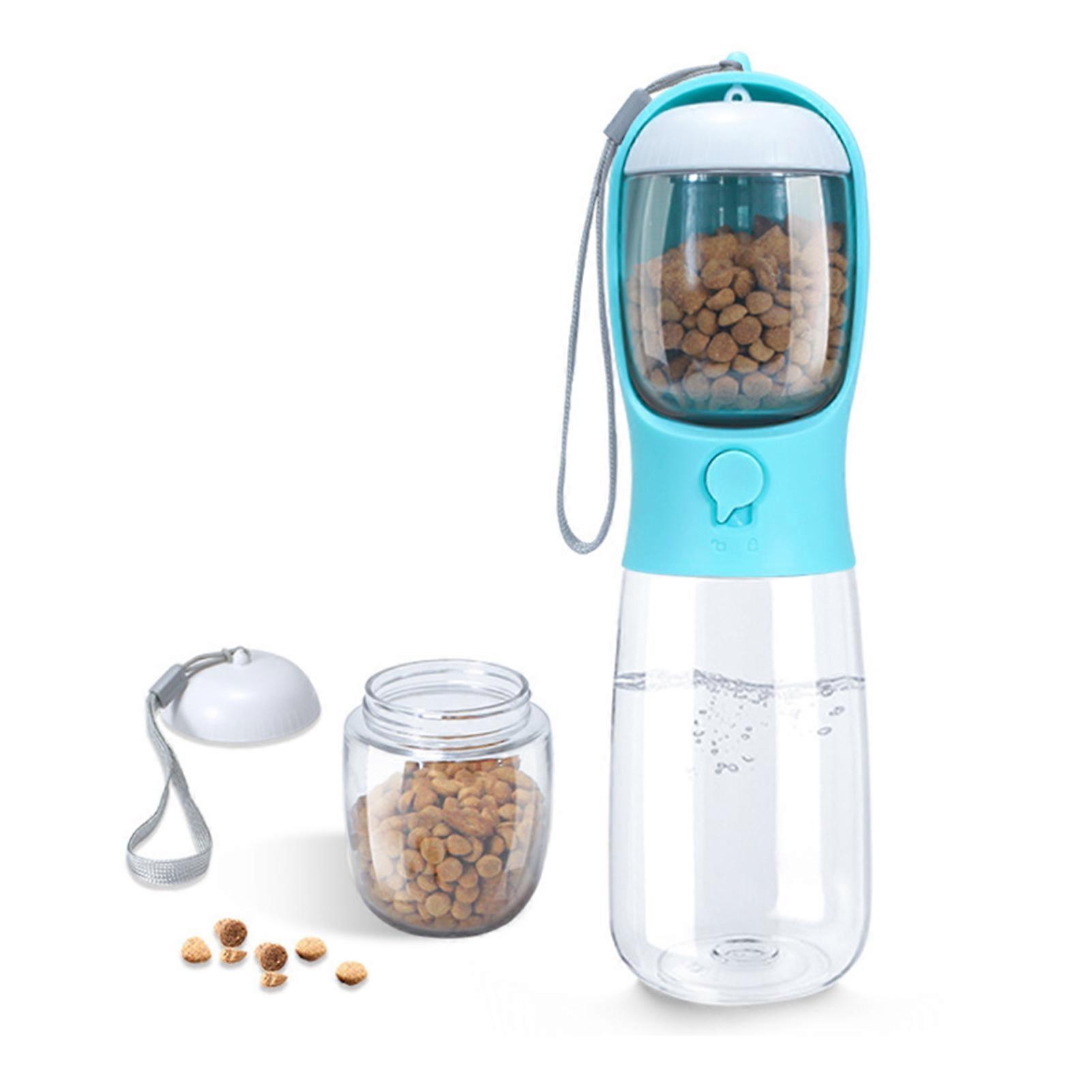 Pet Food Water Bottle Portable Leak Proof Bowl Foldable for Puppy Travel Hiking